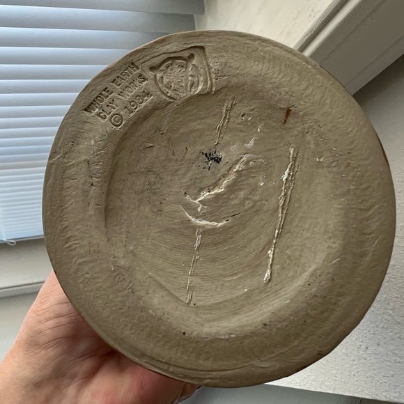 Whole Earth Clay Works | Vintage Tall Vase | Floral - Picture 6 of 8